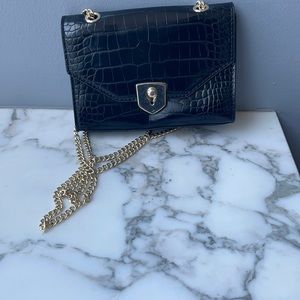 Black crossbody and shoulder bag